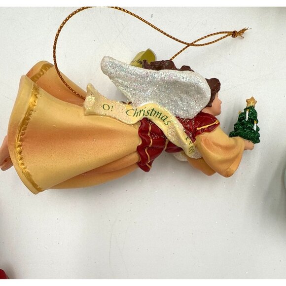 Danbury Mint HEAVENLY ANGELS Christmas Ornaments-Complete Set of 7 in Box Tags - Picture 7 of 9